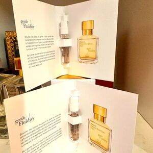 Maison F Kurkdjian Gentle fluidity Gold x 2 perfume samples